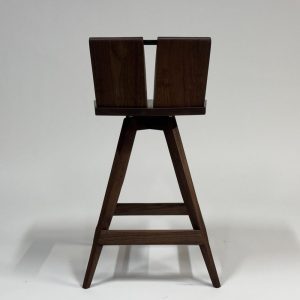 HEWN Swivel Seat Stool | Minimalist Mid Century Modern | Swivel Barstool | Counter Height Stool | Modern Kitchen Chair