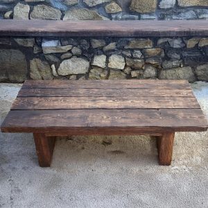 rustic handmade custom size wooden coffee table old style farmhouse decor natural live edge reclaimed solid rectangular barn wood table gift