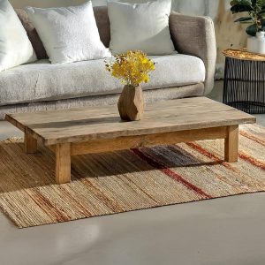 rustic handmade custom size wooden coffee table old style farmhouse decor natural live edge reclaimed solid rectangular barn wood table gift