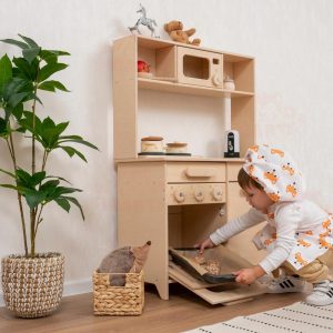il_1000x1000.6724946356_pksh.jpg Wooden Play Kitchen for Kids, Toy Kitchen, Kitchen Pretend Play for Toddler, Montessori Eco Toy