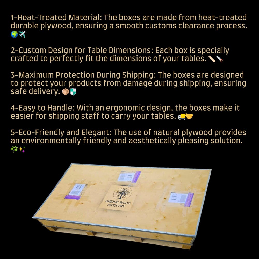 Epoxy Resin Kitchen Table - Handmade Modern Wood Resin Dining Room Table, Custom Epoxy Dining Table, Durable & Unique Design - Image 9