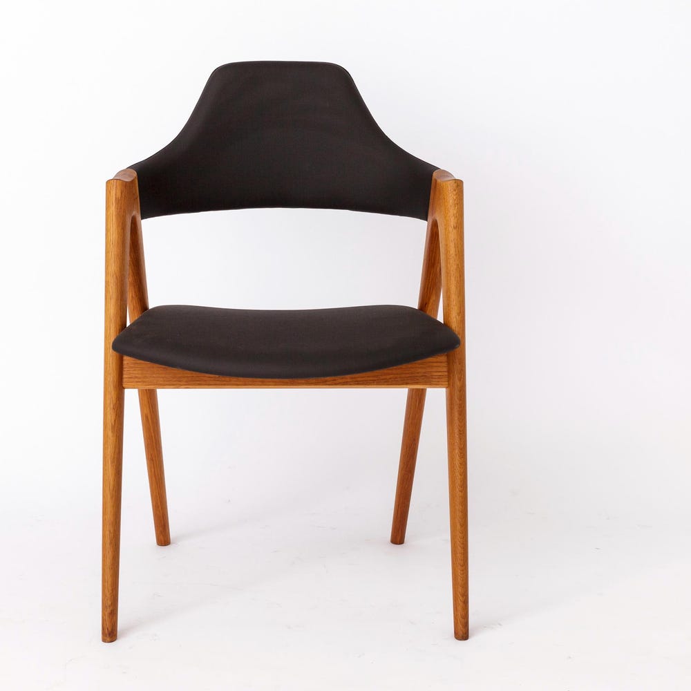 Set of 2 Oak Compass Chairs by Kai Kristiansen – 1960s, Sva Møbler, Denmark - Image 9
