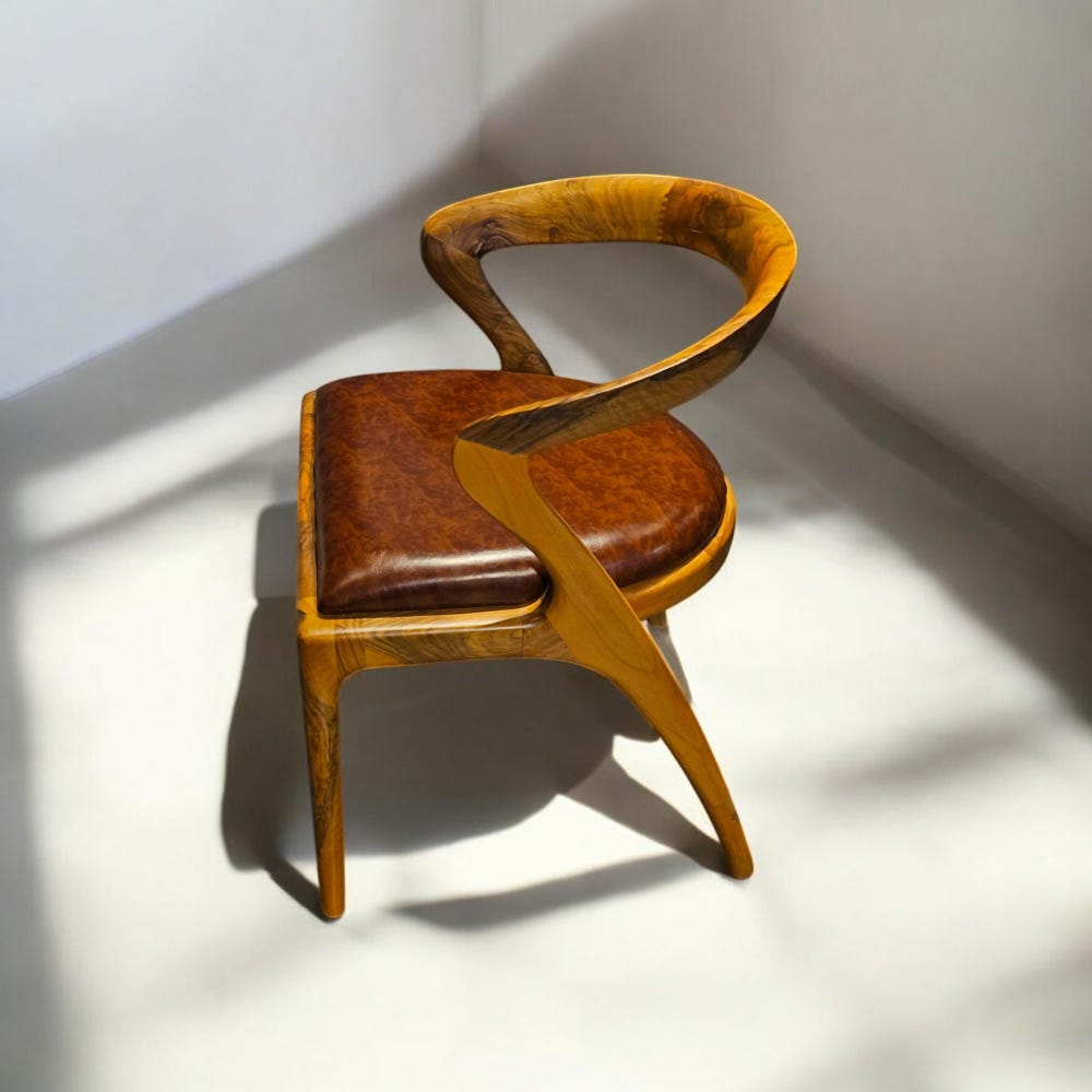 Wooden Dining Chair with Arms, Modern Kitchen & Living Room Seating, Comfortable Stylish Dining Chairs for Home - Image 7