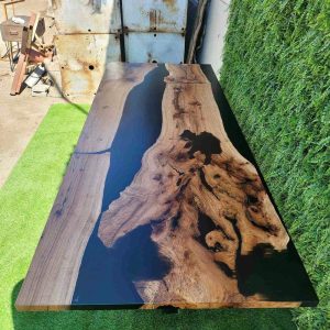 Epoxy TableTop ,Luxury dining Table, sofa, Side center table top Live Edge Walnut Table, Custom Order, Epoxy Resin River Table, Natural Wood