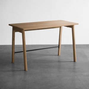 Oak Furniture Office Yotsa without Drawer Desk Scandinavian Decor Wooden Oak Study Desk Modern Mid Century Furniture Wooden Oak Solid Desk