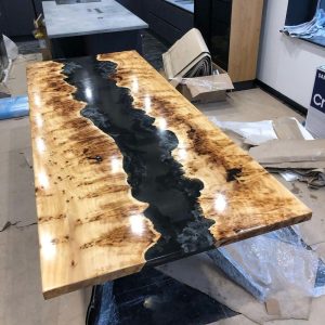 Epoxy Resin Table, Made to Order Table, Custom Dining Table, Ocean Design, Wood Epoxy Art, Coffee Table, Resin Art, Epoxy Table, Resin Table