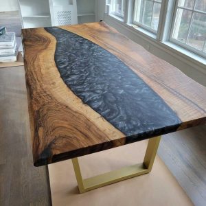 Epoxy Resin Table, Made to Order Table, Custom Dining Table, Ocean Design, Wood Epoxy Art, Coffee Table, Resin Art, Epoxy Table, Resin Table