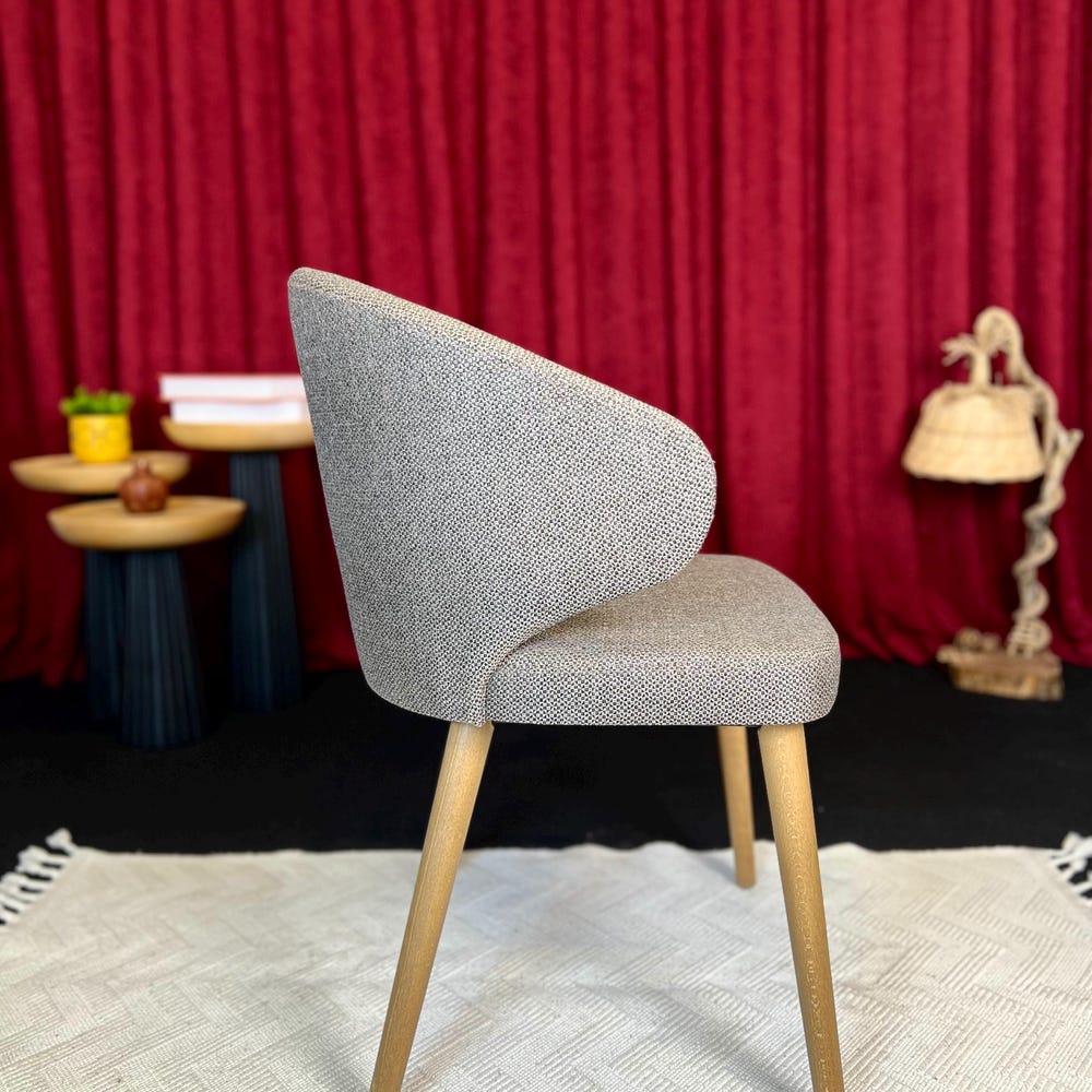 Upholstered Dining Chair, Wooden Dining Room Chair, Restaurant Dining Chair, Industrial Dining Chair, Modern Dining Chair, Wide Dining Chair - Image 4