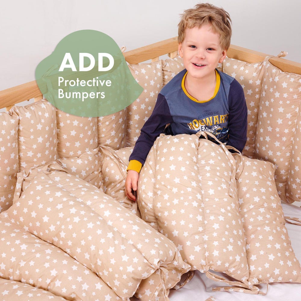 Baby playpen, Montessori full size floor bed with Extra Protection, Nursery furniture, Wooden playpen, Baby furniture, Kids beds - Image 11