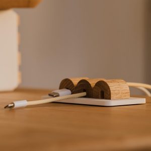 Oakywood Magnetic Cable Organizer | Wire Organizer for Desk & Cord Management Solution, Cable stop, cable clip