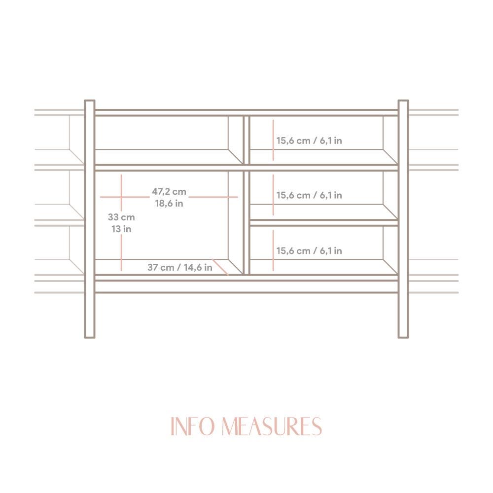 Wooden Turntable Stand, Vinyl Record Storage, 118" - Mesquida Large - Image 11