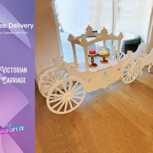 Party idea Carriage | Victorian carriage | Princess | Birthday idea | Queen Cart | Cake stand Bar | Party Decor | For her | Victorian Cart