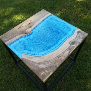 Epoxy TableTop ,Luxury dining Table, sofa, Side center table top Live Edge Walnut Table, Custom Order, Epoxy Resin River Table, Natural Wood