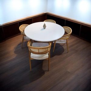 Round Dining Table Handmade Wood Circular Kitchen Furniture, 2 to 6 Seat Dining Room Dinner Table