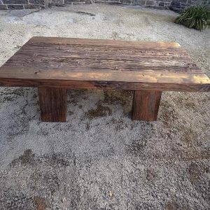 rustic handmade custom size wooden coffee table old style farmhouse decor natural live edge reclaimed solid rectangular barn wood table gift