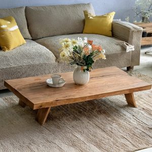 rustic handmade custom size wooden coffee table old style farmhouse decor natural live edge reclaimed solid rectangular barn wood table gift