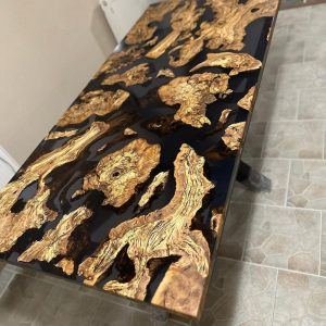 Epoxy TableTop ,Luxury dining Table, sofa, Side center table top Live Edge Walnut Table, Custom Order, Epoxy Resin River Table, Natural Wood