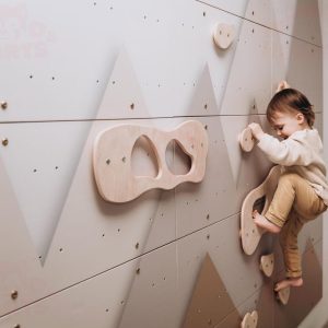 il_1000x1000.6767431426_j5ir.jpg Rock Climbing Wall for Kids, Climbing Holds, Montessori Furniture for Playroom, System Wall, Climber Gift