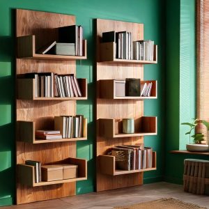 Floating Wall Shelves - Modular Hanging Wall Shelves for Stylish & Functional Storage | Modern Wall-Mounted Shelving Solutions