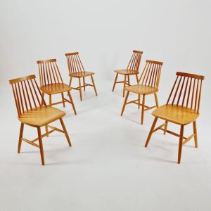 German dinning chair by Ilmari Tapiovaara style 1960s, set of 6