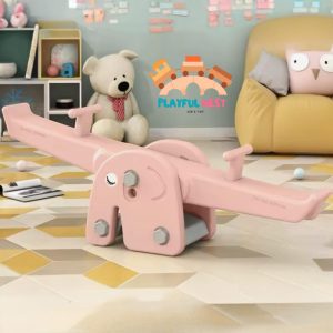 Height Adjustable Baby Seesaw Toys Indoor Outdoor Children Sensory Integration Training Equipment Home Seesaw Toys for Kids
