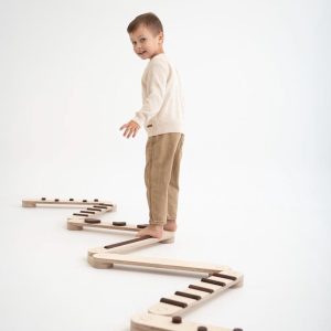 Wooden balance beam set from 6, wooden balance toy, Montessori balance board, kids gift,  double-sided balance beams, kids balance beam