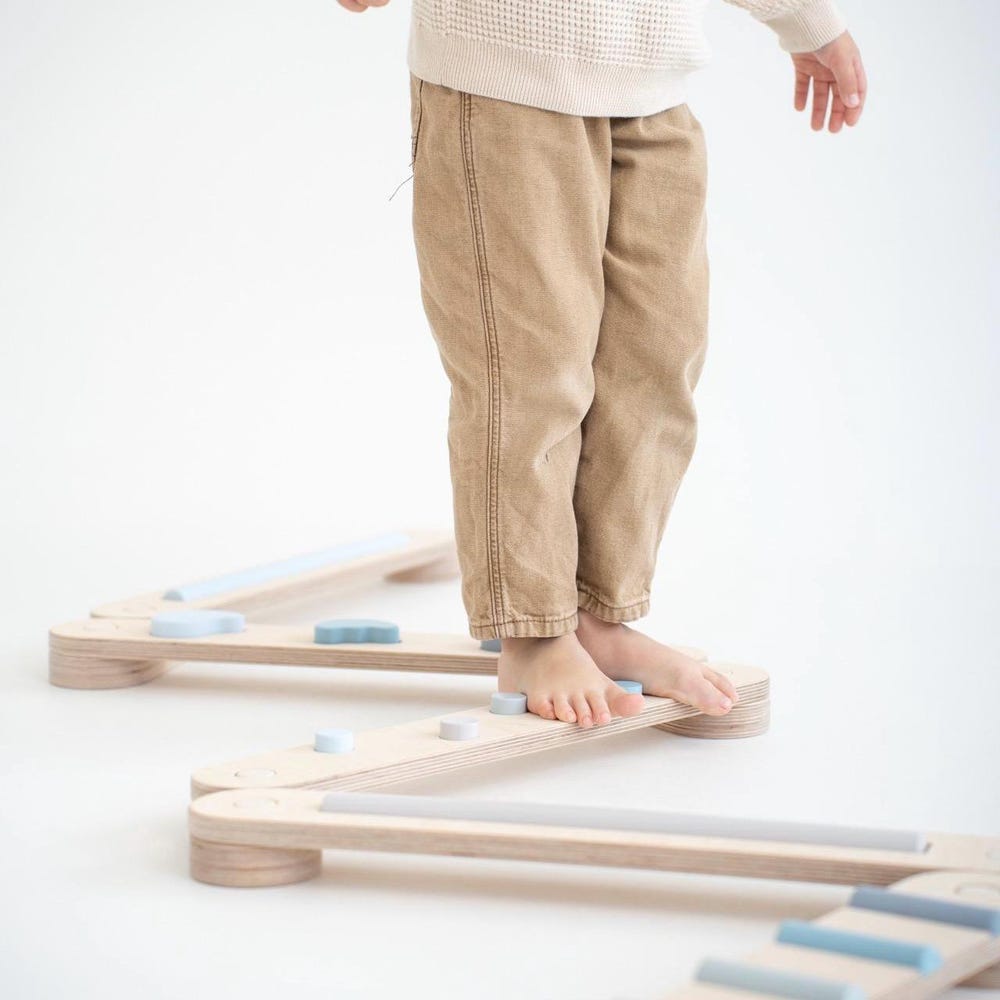 Wooden balance beam set from 6, wooden balance toy, Montessori balance board, kids gift, double-sided balance beams, kids balance beam - Image 11