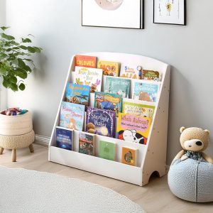 il_1000x1000.6781920812_nqc6-3.jpg 5-Tier Wooden Bookshelf, Baby Book Display, Montessori Furniture, Children Bookshelf, Kids Bookcase, Wooden Children Book Rack