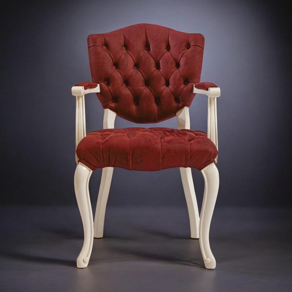 Antique 19th Century Turkish Armchairs Pair, Handmade Rustic Living Room Chairs, Ottoman Vintage Style Seating - Image 5