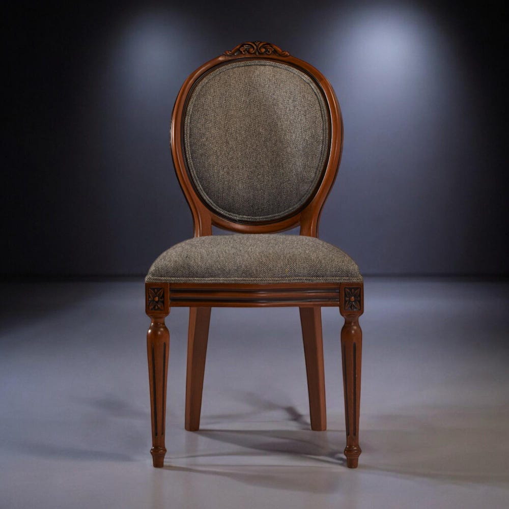 Antique Turkish Armchairs Pair, 19th Century Handmade Rustic Living Room Chairs, Unique Vintage Ottoman Style Seating