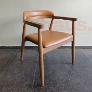 Modern Wooden Dining Chair, Solid Wood Dining Table Chairs, Customize Leather Chair, Leather Cushioned Chair, Restaurant Chairs, Desk Chair
