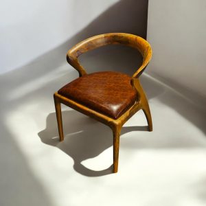 Wooden Dining Chair with Arms, Modern Kitchen & Living Room Seating, Comfortable Stylish Dining Chairs for Home