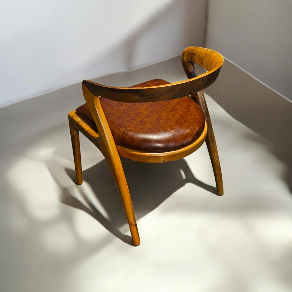 Wooden Dining Chair with Arms, Modern Kitchen & Living Room Seating, Comfortable Stylish Dining Chairs for Home - Image 8