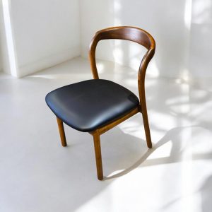 Wooden Dining Chair with Arms, Modern Handmade Wood Chair for Kitchen Table, Living Room & Dining Seating