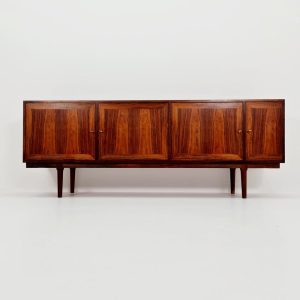 Super Rare Danish Rose wood Sideboard by Arne Vodder 1960s