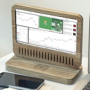 Smart display, Crypto tracker, Stock market monitor, Financial dashboard, Smart Desktop Hub – Calendars, Weather and More