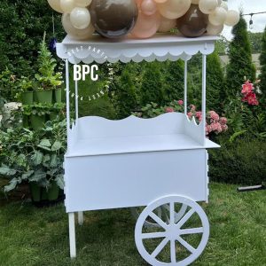 Sweet Candy Cart, Party idea Cart for Weddings, Birthdays, Parties, A Showstopper, Cake and Drink Showcase