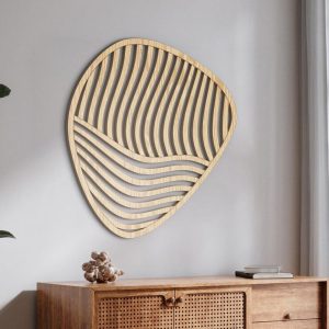 Pebble Wood Wall Art | Unique Modern Wall Art | Geometric Wood Decor | Minimalist wall art | Abstract wood wall panels