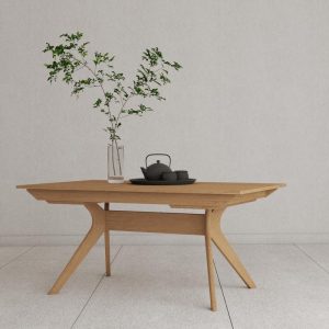 Strata Extendable Dining Table - Solid Wood Extension Dining Table