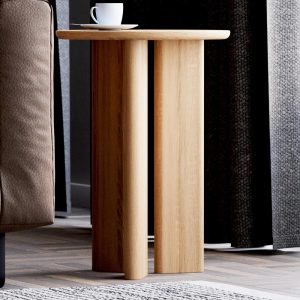 Minimalist End Table - Unique Side Table - Solid Oak Wood Table - Wooden End table - Modern Side Table Living Room - Set of End Side Tables