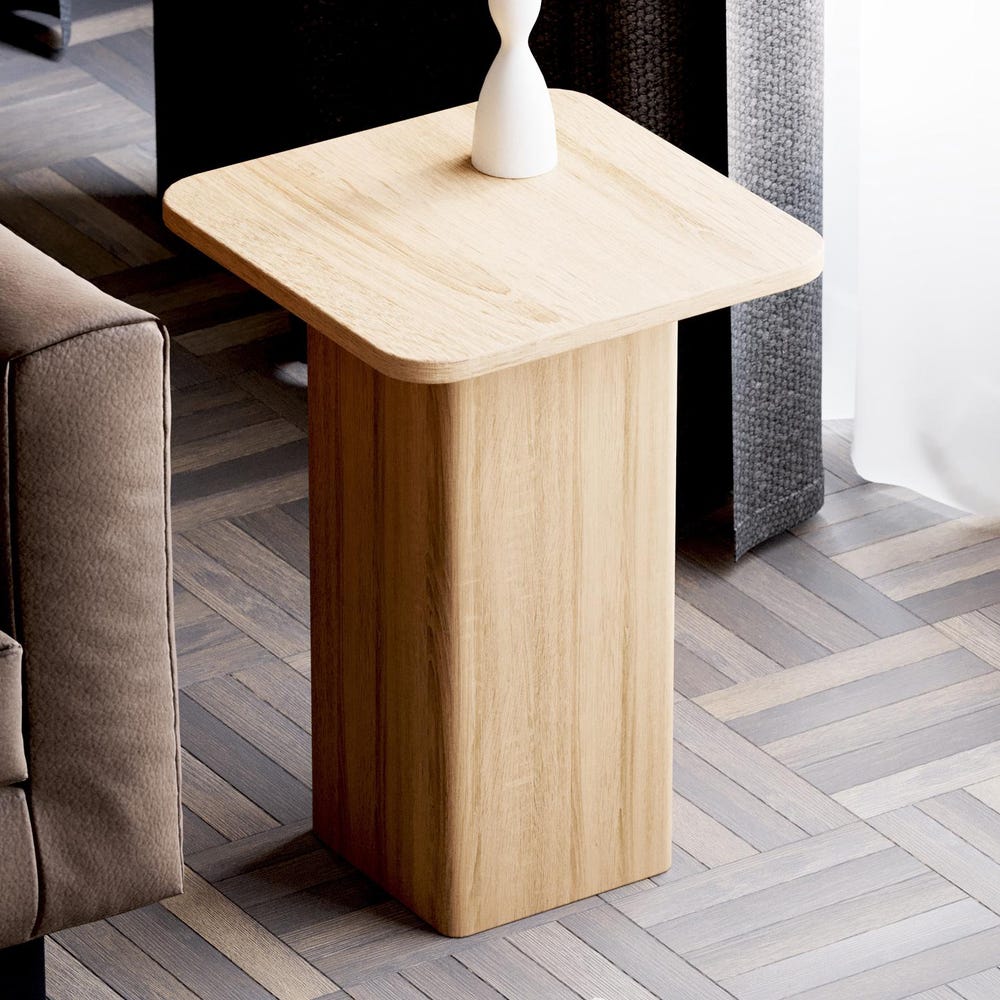 Modern Nesting Tables - Wooden Side End Table - Solid Oak Wood Table - Nesting Tables for Living Room - Set of End Side Tables - Image 7