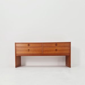 Mid century Danish solid teak sideboard by Aksel Kjersgaard N 604, 1960s