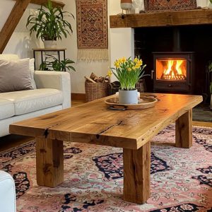 Rustic Coffee Table with Reclaimed Wood, Reclaimed Furniture Rustic Low Coffee Table Barnwood, Long Center Table for Living Room,