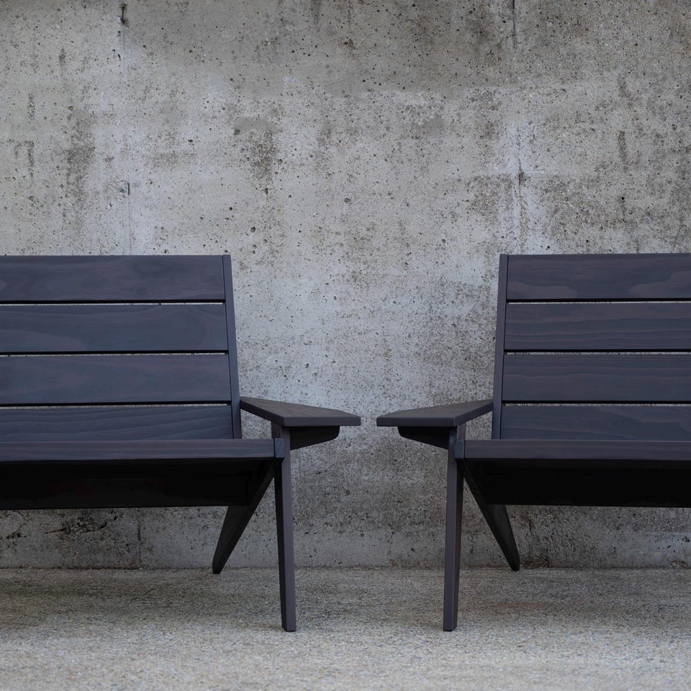 Adirondack Chair - modern lounge chair - firepit chair - outdoor armchair - patio chair - Image 7