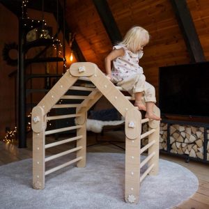 Climbing Triangle, Montessori climbing Gym, Climber, modifiable triangle, toddler triangle, happymoon, transformable triangle, gym