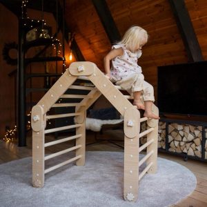 Climbing Triangle, Montessori climbing Gym, Climber, modifiable triangle, toddler triangle, happymoon, transformable triangle, gym