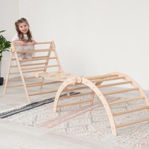 il_1000x1000.6807928311_4xuo.jpg 3-in-1 Foldable Wooden Indoor Playground, Montessori Climber, Climbing Triangle, Arch & Slide for Toddlers