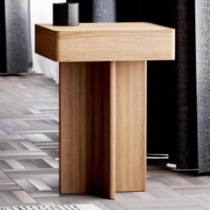 Modern End Table - Real Wood Side Table - Solid Oak End Table - Minimalist End/Side - Set of End Side Tables - Scandi end table