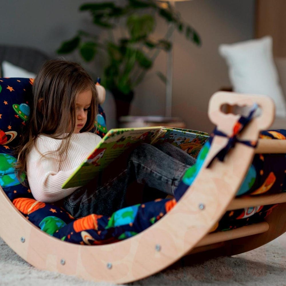 Baby Gift Cotton Cushion for Montessori Arch, Waldorf Soft Play Equipment Climbing Arch Pillow, Kletterbogen Kissen Handmade - Image 9