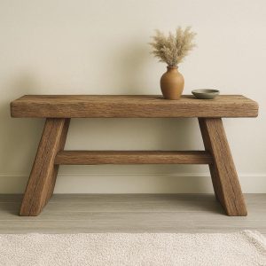 rustic handmade custom size wooden console table entryway hallway table farmhouse livingroom decor reclaimed solid barn wood dressuar table